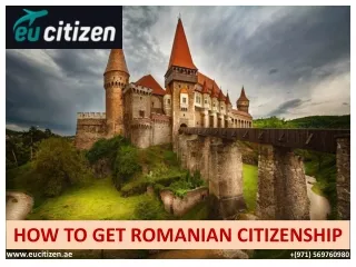 HOW TO GET ROMANIAN CITIZENSHIP pdf