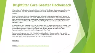 BrightStar Care Greater Hackensack