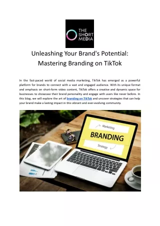 Branding On Tiktok