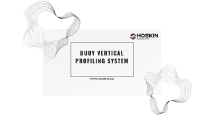  Buoy Vertical Profiling System  Hoskin  Aquaculture Products