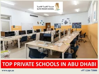 TOP PRIVATE SCHOOLS IN ABU DHABI pdf