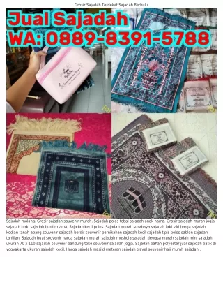 Ö88ᑫ.8ᣮᑫI.5788 (WA) Sajadah Harga 50000 Sajadah Sablon Nama