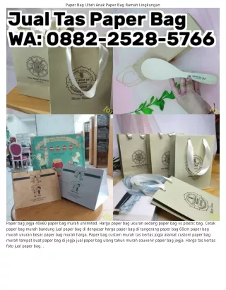 ౦88ᒿ•ᒿ5ᒿ8•5ᜪᏮᏮ (WA) Tas Kertas Jogja Untuk Hajatan Jual Paper Bag Gorengan