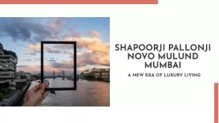 Shapoorji Pallonji Novo Mulund Mumbai - E Brochure