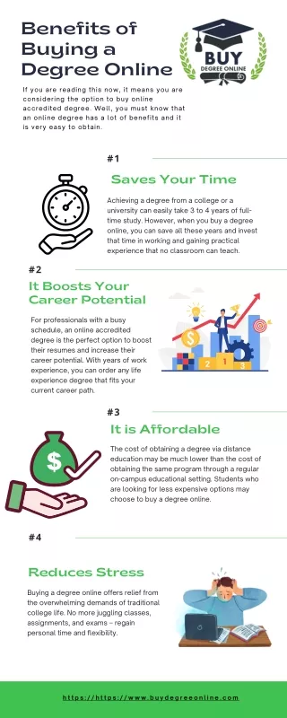 Benefits of Buying a Degree Online