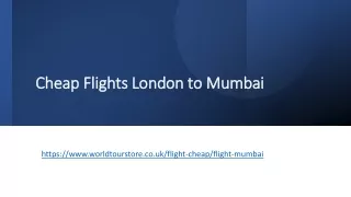 Cheap Flights London to Mumbai