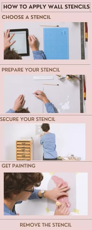 How to apply wall stencils