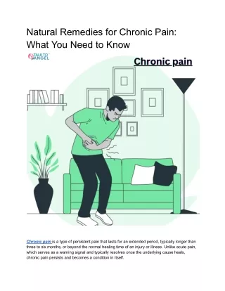 Natural Remedies for Chronic Pain_ What You Need to Know