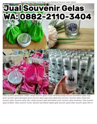 ౦88ᒿ–ᒿII౦–ЗԿ౦Կ (WA) Souvenir Pernikahan Gelas Di Jogja Souvenir Gelas Kopi