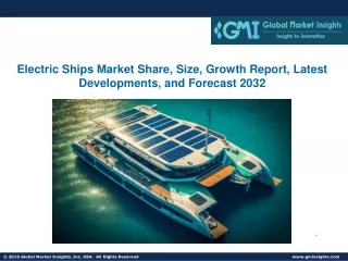 Electric Ships Market Share, Size, Growth Report, Latest Developments, 2032