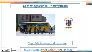 Top 10 Schools in Indirapuram