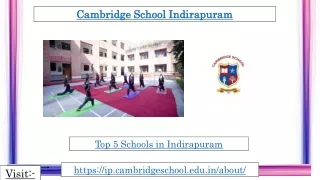 Top 5 Schools in Indirapuram