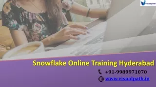 Snowflake Online Training