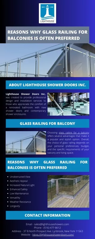 Reasons Why Glass Railing for Balconies is Often Preferred