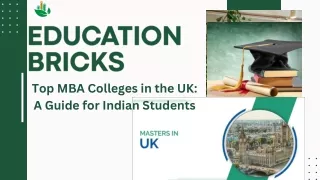 Top MBA Colleges in the UK: A Guide for Indian Students | Education Bricks