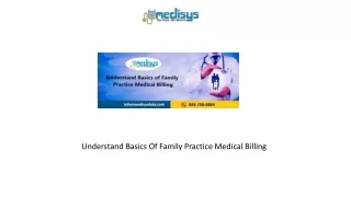 Understand Basics Of Family Practice Medical Billing