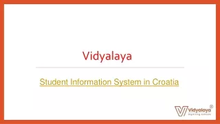 Student Information System in Croatia