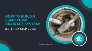 How to Build a Sump Pump Drainage System