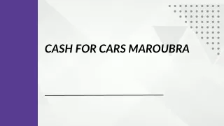 Cash For Cars Maroubra