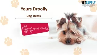 Yours Droolly Dog Treats - Flat 10% Off | Pet Dental Month Sale