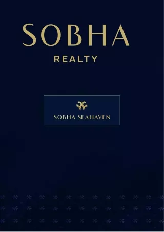 Sobha Seahaven E-Brochure