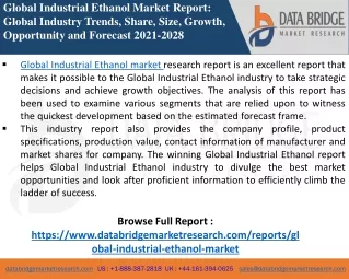 Industrial Ethanol -Chemical Material