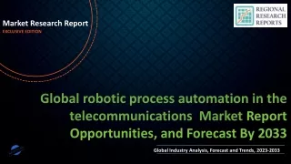 robotic process automation in the telecommunications Market Demand and Growth Analysis with Forecast up to 2033