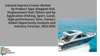 Inboard express cruiser to See Huge Growth & Profitable Business