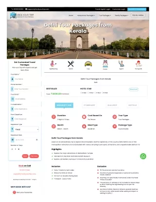 Book Your Tour For Kerala from Delhi