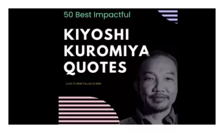 Kiyoshi Kuromiya Quotes