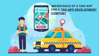 Importance of a Taxi App For a Taxi App Development Company