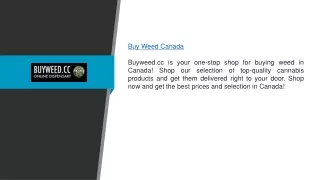 Buy Weed Canada | Buyweed.cc