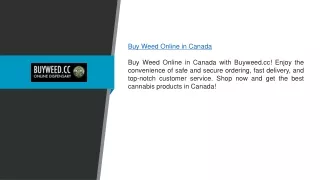 Buy Weed Online In Canada | Buyweed.cc