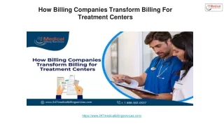How Billing Companies Transform Billing For  Treatment Centers
