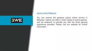 Casino Online Malaysia | 3wemy.net