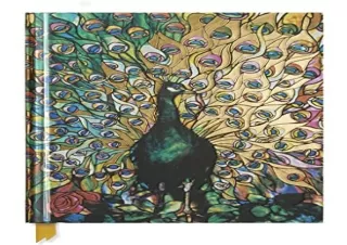 DOWNLOAD PDF Tiffany: Displaying Peacock (Blank Sketch Book) (Luxury Sketch Book