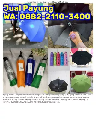 088ᒿ_ᒿ110_౩Կ00 (WA) Paket Souvenir Payung Payung Solo