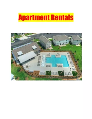 Apartment Rentals