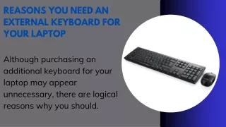 Reasons you need an External Keyboard for your laptop