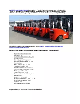 Forklift Trucks Market