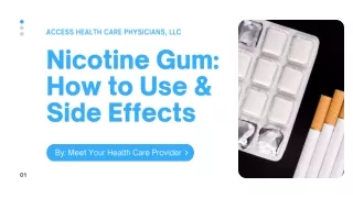 Side Effects of Nicotine Gum - Access Health Care Physicians, LLC