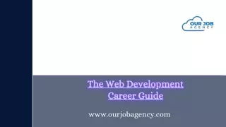 The Web Development Career Guide