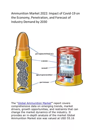 Ammunition Market 2022
