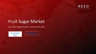 Understanding Fruit Sugar Market Size: Growth and Projections