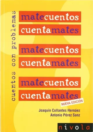 PDF_ MATECUENTOS Cuentamates. Cuentos con problemas