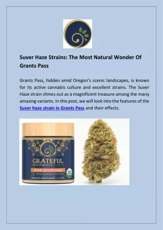 Purchase Suver Haze Strain, Grants Pass