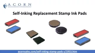 Self-Inking Replacement Stamp Ink Pads