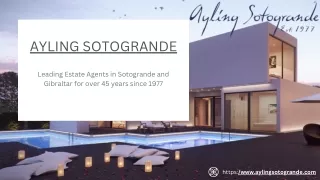 AYLING SOTOGRANDE  Presentation