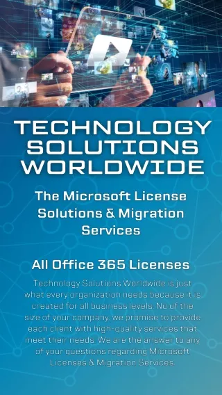 Microsoft Office 365 - License & Technology Solution For Businesses