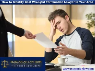 How to Identify Best Wrongful Termination Lawyer in Your Area